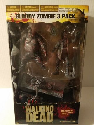 The Walking Dead - Mcfarlane Toys - Bloody Zombie 3 Pack - -