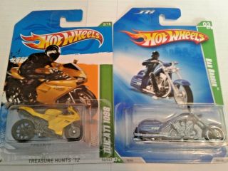 Hot Wheels 2 Treasure Hunts Bad Bagger & Ducati 1098