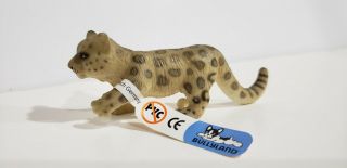 Bullyland Snow Leopard Cub With Tag (special Request)