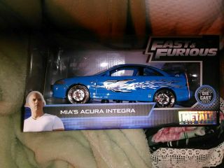 Jade Fast & Furious Acura 1/24 Scale Blue Import Mias)) )