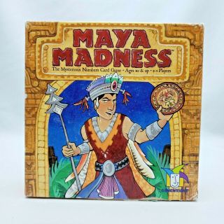 Maya Madness Numbers Card Game Gamewright 2003 Complete 2 To 4 Players Fun