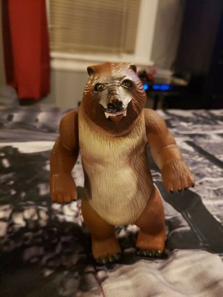Grizzly Bear Action Figure (7 - 1/2 Inches Tall,  Dated 1987 Hg Industries)
