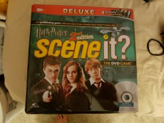Scene It ? Harry Potter 2nd Edition Dvd Quiz Game In Metal Box