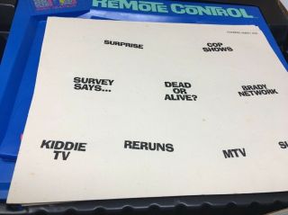 Pressman MTV Remote Control Board Game Complete 1989 - 3