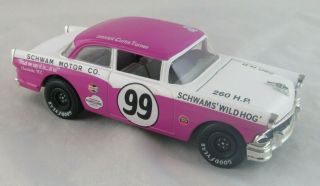 Curtis Turner 99 Schwam Motor Co 1956 Ford Action 1/24 Scale Nascar Diecast
