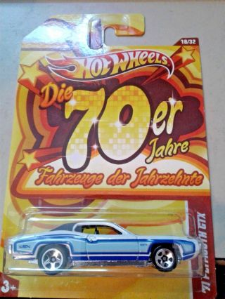 Hotwheel 71 Plymouth Gtx The Die 70er Pack