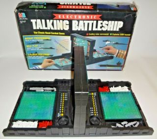 1989 Electronic Talking Battleship Game By Milton Bradley Complete Vguc