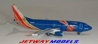 Used: 1:500 Herpa Southwest Airlines Boeing B 737 - 300 Model Airplane 512664