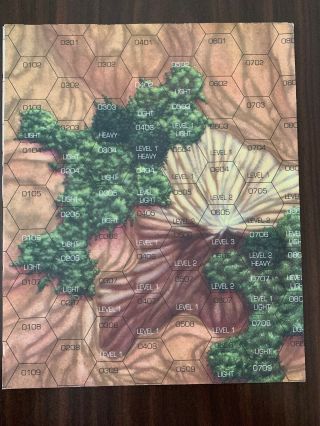 Battletech Mechwarrior Table Top Map Woodland Fourth Succession War