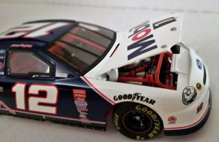 Jeremy Mayfield 12 Mobil 1 Revell 1998 Ford Taurus in Display Case 1:24 EUC 5