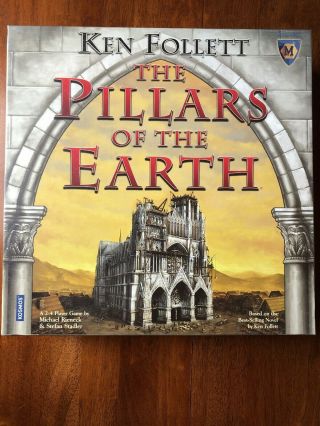 The Pillars Of The Earth Board Game - Ken Follett - Kosmos Mayfair - Complete