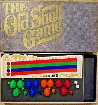 The Old Shell Game By Selchow & Righter - 1974 For 2 To 4 Players Complete