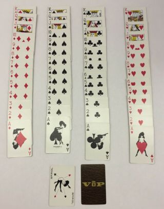Vintage Playboy VIP 1978 Playing Cards W/ Case 3