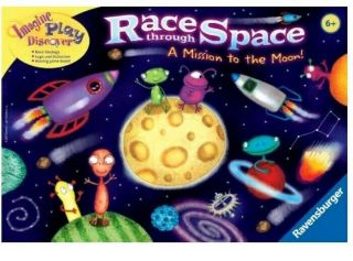 Euc Race Through Space A Mission To The Moon Board Game Ravensburger