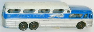 Vintage Tootsietoy Greyhound Scenicruiser Bus Diecast Toy Circa 1950s