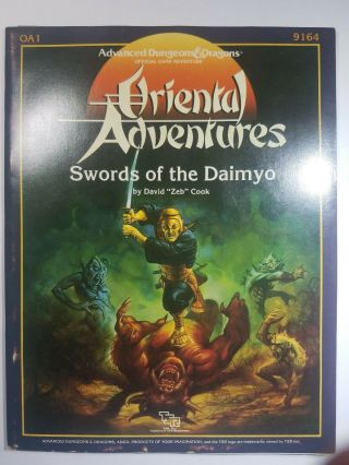 Ad&d - Adventure Module - Swords Of The Daimy Oriental Adventures - Tsr 9164
