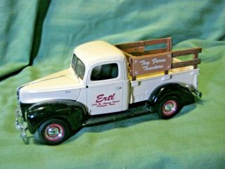 1940 Ford Pick - Up Truck Ertl Collectibles Toy Farm Tractors Die - Cast Metal 1995