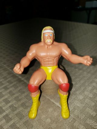 Vintage Wwf Hulk Hogan Thumb Wrestler Action Figure Ljn 1985 Wwe Wcw Awa Box 10