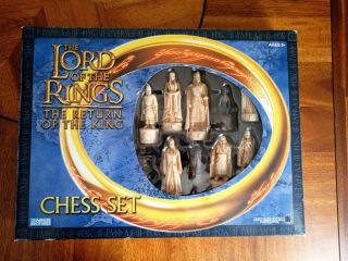 Lord Of The Rings Return Of The King Chess Set Complete • Never Opened