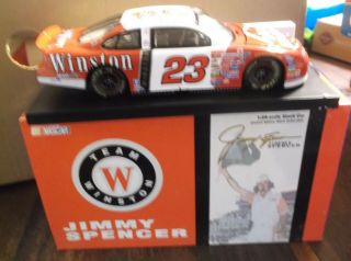 Autographed 1999 Jimmy Spencer 23 Winston No Bull 1 24th Scale Diecast