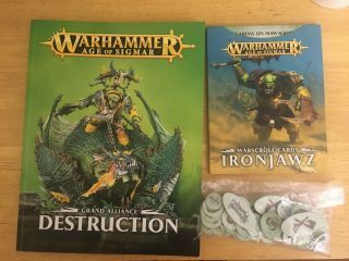 Warhammer Age Of Sigmar Grand Alliance Destruction Book,  Ironjaws Warscrolls