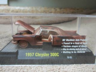 M2 Machines Castline 1/64 Scale,  1957 Chrysler 300c,  Auto Projects Barn Find
