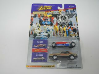 Johnny Lightning Indianapolis 1979 Winner Rick Wears & 1979 Pace Car Ford Mustan