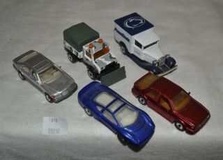 Lmas Matchbox Diecast Cars Penn State,  Unimog,  Saab,  Bronco,  Jag,  Mercedes,