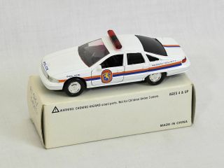 1993 Road Champs Chevrolet Caprice 1:43 Diecast Police Car Nassau County