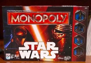 Star Wars - - Monopoly - - 2015 - - Disney - - - - Contents In Shrink Wrap