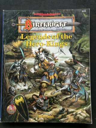 Legends Of The Hero - Kings Dungeons & Dragons Birthright Ad&d Tsr 3125 - 1