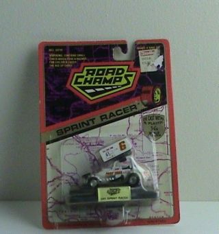 1994 Road Champs Sprint Car 6 1/43 Scale Diecast Toy Collectible Model