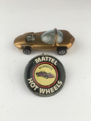 Hot Wheels Red Line 1967 Silhouette Usa First Year Car With Badge