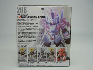 FW GUNDAM CONVERGE 15 No.  206 RX - 9/C Narrative Gundam C - Packs Figure BANDAI 5