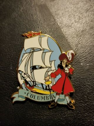 Disney Pin Captain Hook Columbia