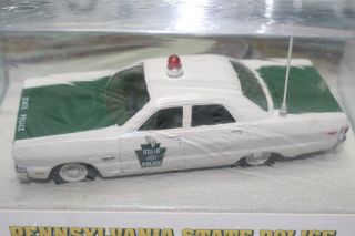 White Rose 1:43 Scale Historic 1969 Plymouth Fury Pennsylvania State Police