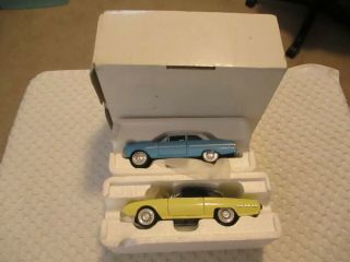 Arko Products Diecast 2 Cars 1963 Ford Falcon 1962 Ford Thunderbird Models