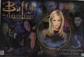 Buffy The Vampire Slayer Board Game 2000 Hasbro Complete