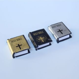 3 X 1:6 Scale Holy Bible Mini Church Books Model Toys For 12 " Action Figure Doll