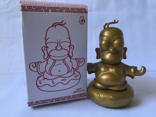 Loot Crate Homer Simpson Gold Buddha The Simpsons Vinyl Figure Kidrobot Toy Vary