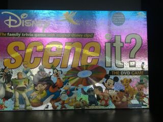 Disney Scene It? 1st Edition Disney Pixar Family Dvd Board Game
