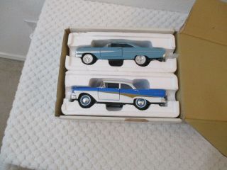 National Motor Museum Silver Age Of Ford 2 Diecast Models Fairlane Galaxy