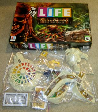 Minty Disney Pirates Of The Caribbean Mb The Game Of Life Dead Man 