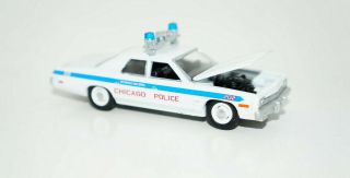 1974 dodge monaco chicago police car ' 74 diecast model 1/64 scale greenlight 3
