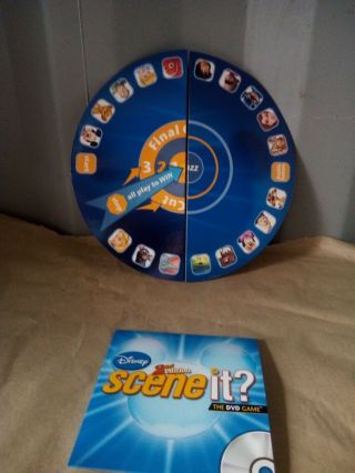Disney Scene It? 2nd Edition Replacement Game Board & Dvd