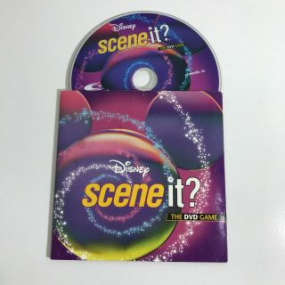 Scene It? Disney Edition Replacement Game Dvd Disc Only - Part - 2004
