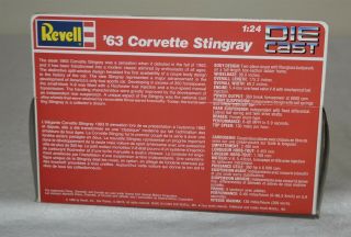 LMAS Revell ' 63 Corvette Stingray Diecast 1:24 Scale 4