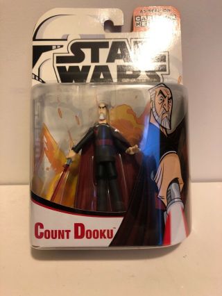 Count Dooku Star Wars Animated Clone Wars Figure Hasbro (2003) Cartoon Network