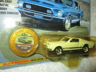1968 Ford Shelby Gt500 White Johnny Lightning Car 1/64 Muscle Cars Usa