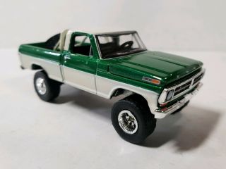 1970 Ford F150 short bed Truck 1:64 Scale 4x4 f100 4WD f350 150 tires hitch tow 5
